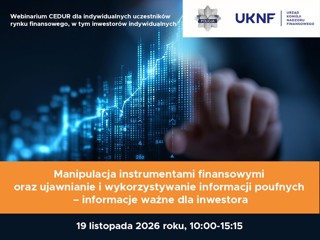 zaproszenie na webinarium CEDUR